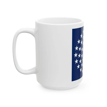 US 51-stars (United States) White Coffee Mug - Go Mug Yourself