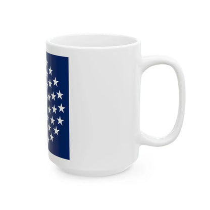US 51-stars (United States) White Coffee Mug - Go Mug Yourself