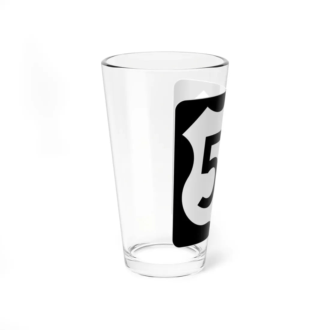 US 52 IA (Iowa) (Road Sign) Pint Glass 16oz - Go Mug Yourself