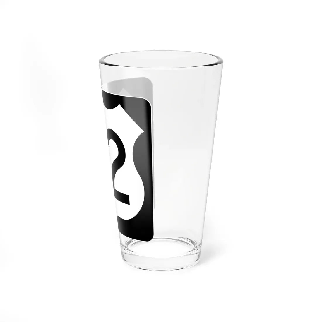 US 52 IA (Iowa) (Road Sign) Pint Glass 16oz - Go Mug Yourself