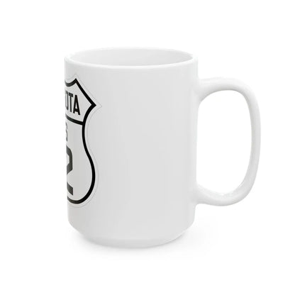 US 52 Minnesota 1926 (Minnesota) (Road Sign) White Coffee Mug - Go Mug Yourself
