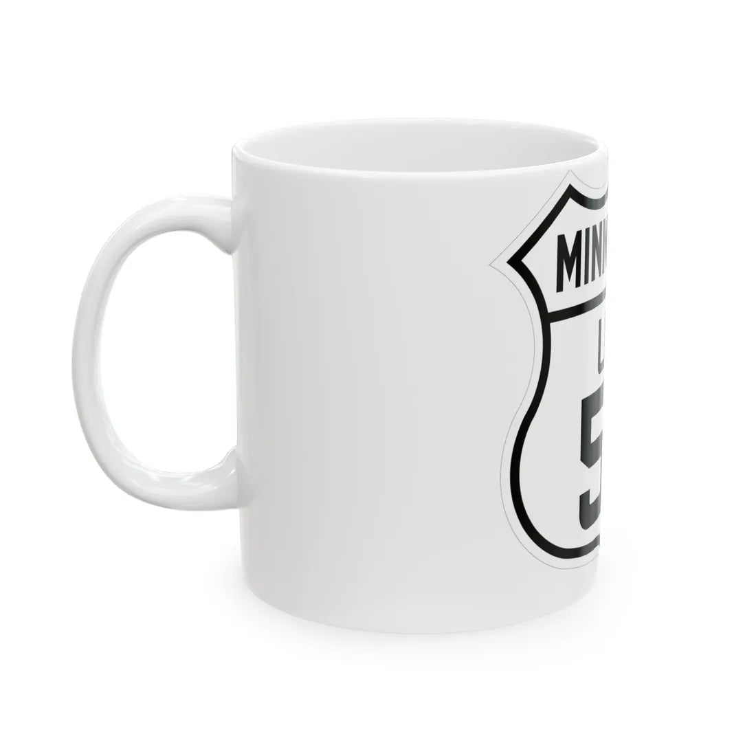 US 53 Minnesota 1926 (Minnesota) (Road Sign) White Coffee Mug - Go Mug Yourself