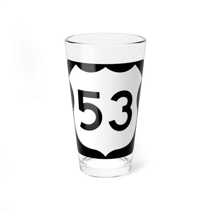 US 53 MN 1961 (Minnesota) (Road Sign) Pint Glass 16oz 16oz - Go Mug Yourself
