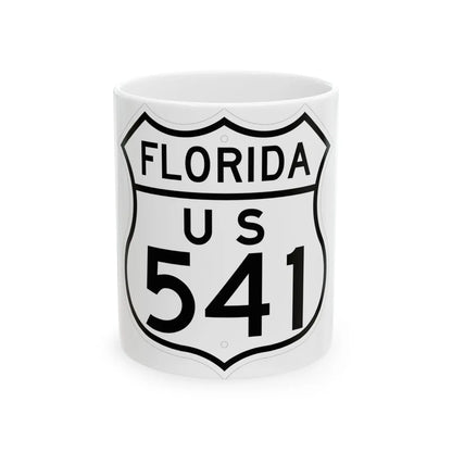 US 541 Florida 1948 (Florida) (Road Sign) White Coffee Mug 11oz - Go Mug Yourself