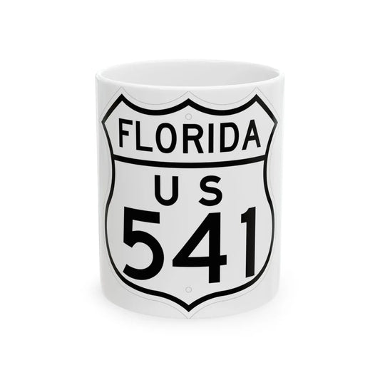 US 541 Florida 1948 (Florida) (Road Sign) White Coffee Mug 11oz - Go Mug Yourself