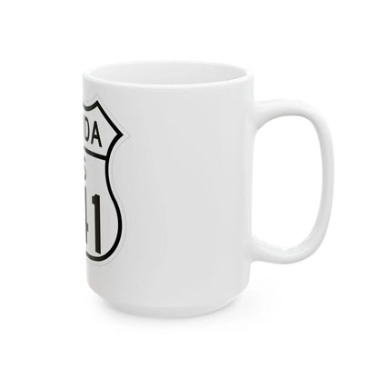 US 541 Florida 1948 (Florida) (Road Sign) White Coffee Mug - Go Mug Yourself