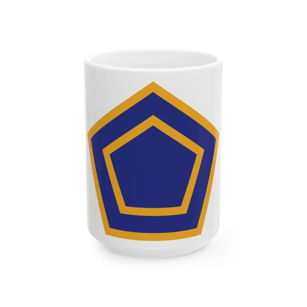 US 55th Infantry Division (U.S. Army) White Coffee Mug-15oz-Go Mug Yourself