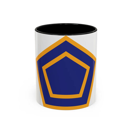 US 55th Infantry Division (U.S. Army) Accent Coffee Mug 11oz Black - Go Mug Yourself