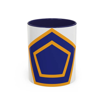 US 55th Infantry Division (U.S. Army) Accent Coffee Mug 11oz Navy - Go Mug Yourself