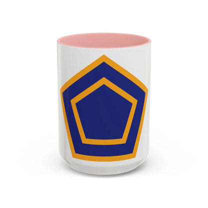 US 55th Infantry Division (U.S. Army) Accent Coffee Mug 15oz Pink - Go Mug Yourself