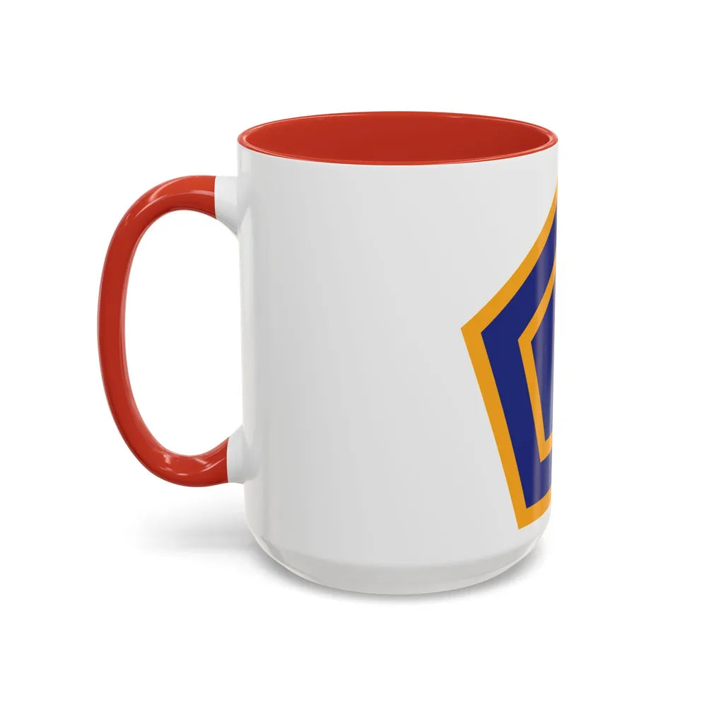 US 55th Infantry Division (U.S. Army) Accent Coffee Mug - Go Mug Yourself