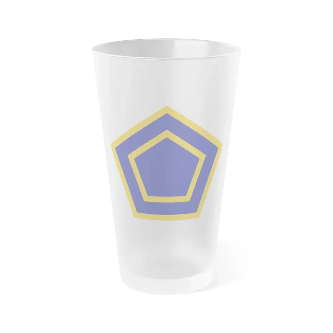 US 55th Infantry Division (U.S. Army) Frosted Pint Glass 16oz Default Title - Go Mug Yourself