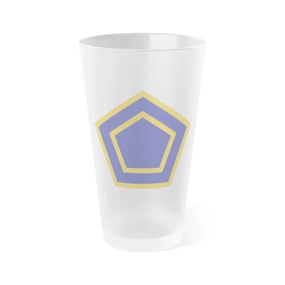 US 55th Infantry Division (U.S. Army) Frosted Pint Glass 16oz Default Title - Go Mug Yourself