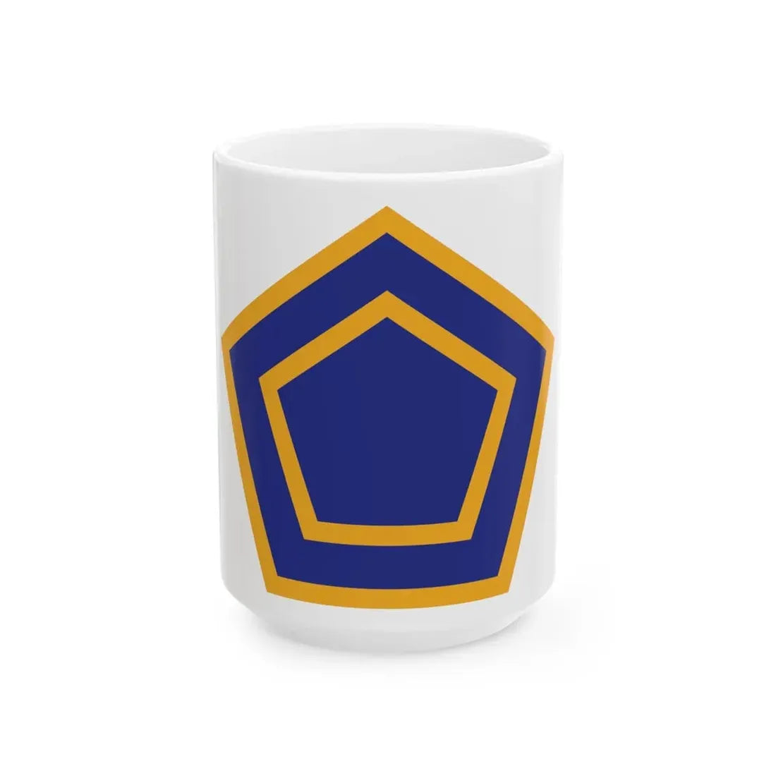 US 55th Infantry Division (U.S. Army) White Coffee Mug 15oz - Go Mug Yourself