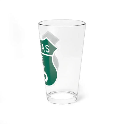 US 56 Kansas 1948 (Kansas) (Road Sign) Pint Glass 16oz - Go Mug Yourself