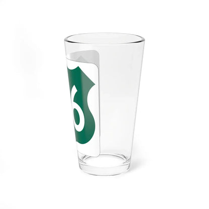 US 56 KS 1948 (Kansas) (Road Sign) Pint Glass 16oz - Go Mug Yourself