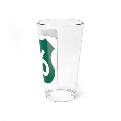 US 56 KS 1948 (Kansas) (Road Sign) Pint Glss 16oz - Go Mug Yourself