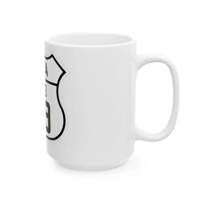 US 59 Iowa 1926 (Iowa) (Road Sign) White Coffee Mug - Go Mug Yourself