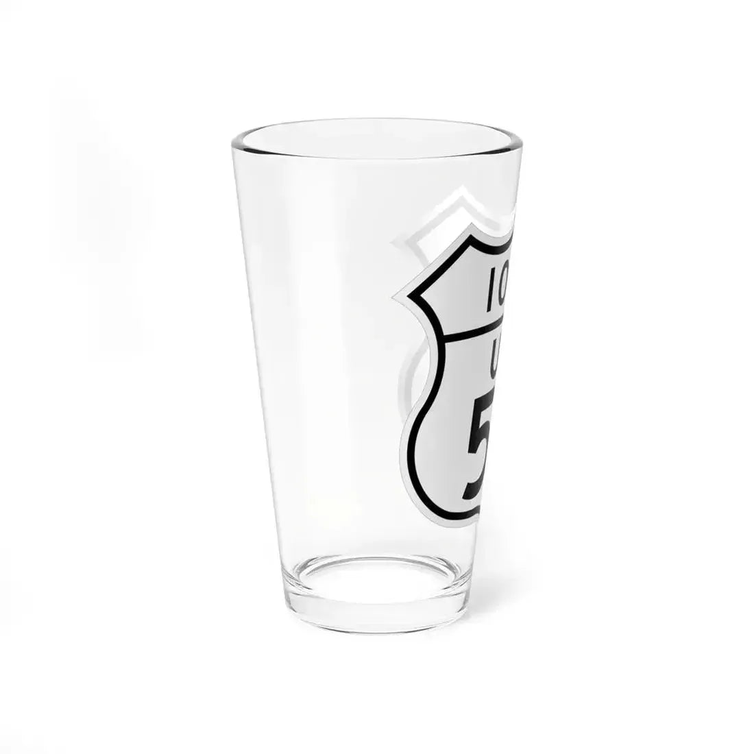 US 59 Iowa 1948 (Iowa) (Road Sign) Pint Glass 16oz - Go Mug Yourself