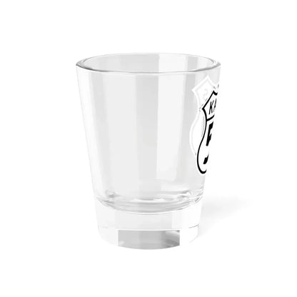 US 59 Kansas 1962 (Kansas) (Road Sign) Shot Glass 1.5oz - Go Mug Yourself