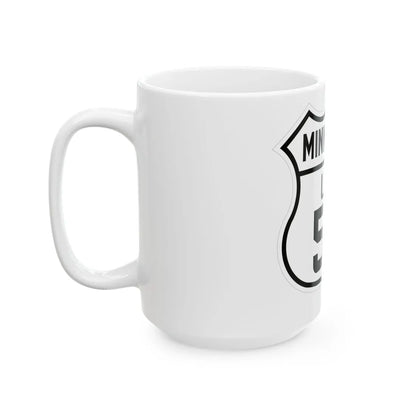 US 59 Minnesota 1926 (Minnesota) (Road Sign) White Coffee Mug - Go Mug Yourself