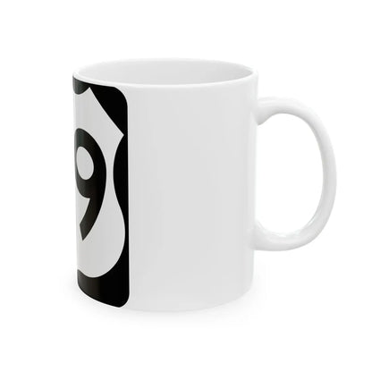 US 59-R (Texas) (Road Sign) White Coffee Mug - Go Mug Yourself