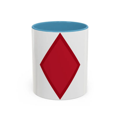 US 5th Infantry Division (U.S. Army) Accent Coffee Mug 11oz Light Blue - Go Mug Yourself