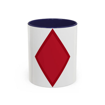 US 5th Infantry Division (U.S. Army) Accent Coffee Mug 11oz Navy - Go Mug Yourself