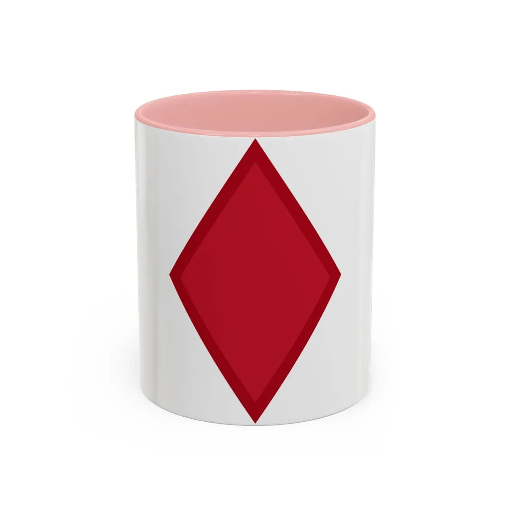 US 5th Infantry Division (U.S. Army) Accent Coffee Mug 11oz Pink - Go Mug Yourself