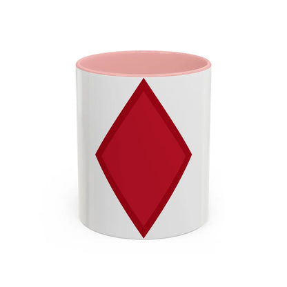 US 5th Infantry Division (U.S. Army) Accent Coffee Mug 11oz Pink - Go Mug Yourself