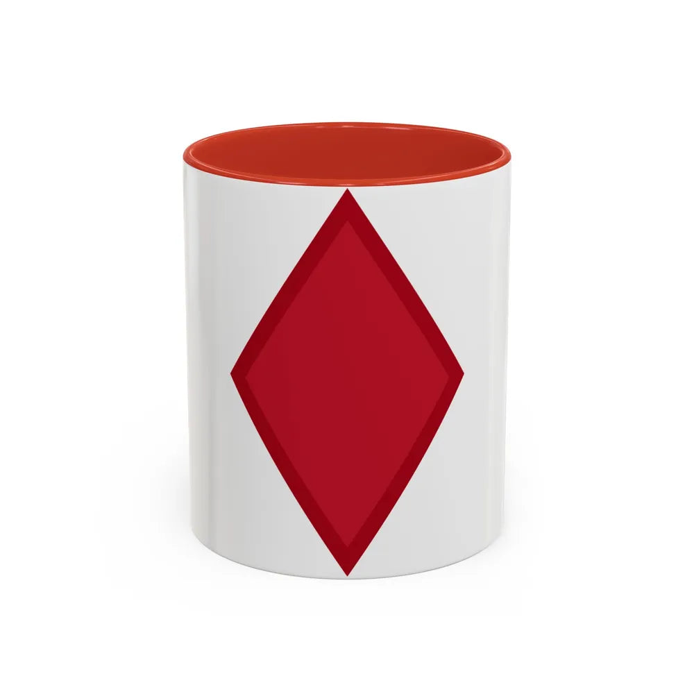 US 5th Infantry Division (U.S. Army) Accent Coffee Mug 11oz Red - Go Mug Yourself