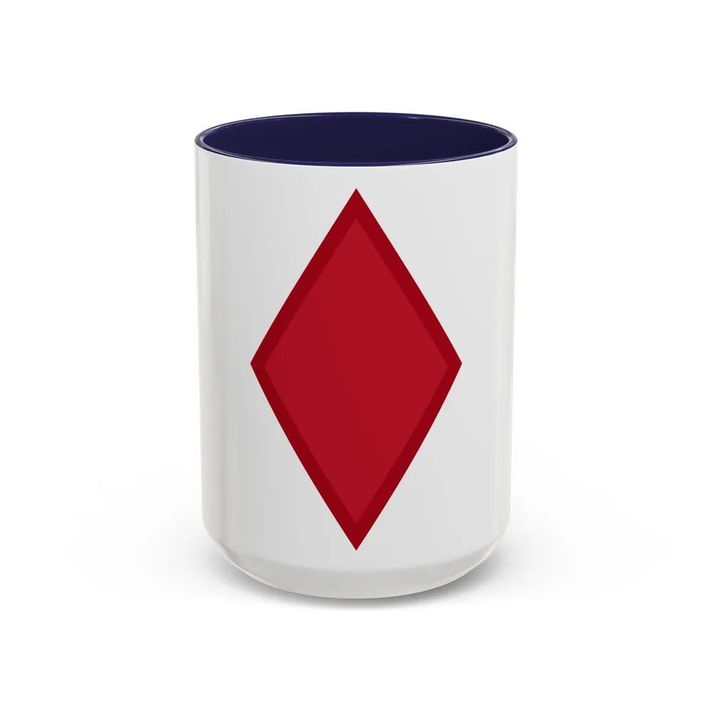 US 5th Infantry Division (U.S. Army) Accent Coffee Mug 15oz Navy - Go Mug Yourself