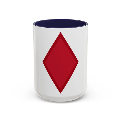 US 5th Infantry Division (U.S. Army) Accent Coffee Mug 15oz Navy - Go Mug Yourself