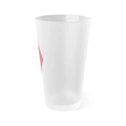 US 5th Infantry Division (U.S. Army) Frosted Pint Glass 16oz - Go Mug Yourself