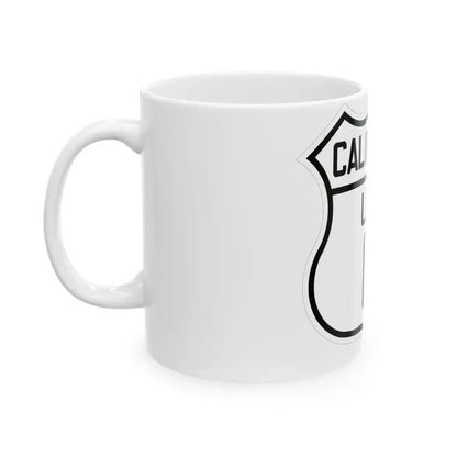 US 6 California 1926 (California) (Road Sign) White Coffee Mug - Go Mug Yourself