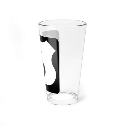 US 6 IA (Iowa) (Road Sign) Pint Glass 16oz - Go Mug Yourself