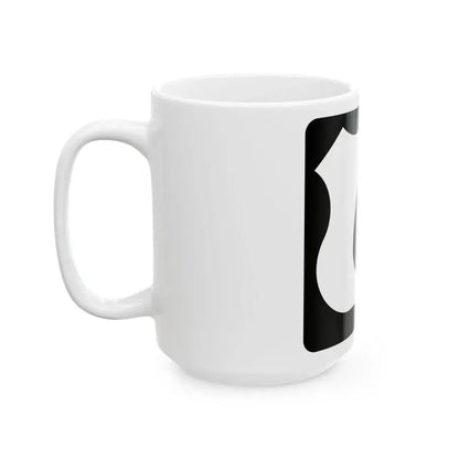 US 6 IA (Iowa) (Road Sign) White Coffee Mug - Go Mug Yourself