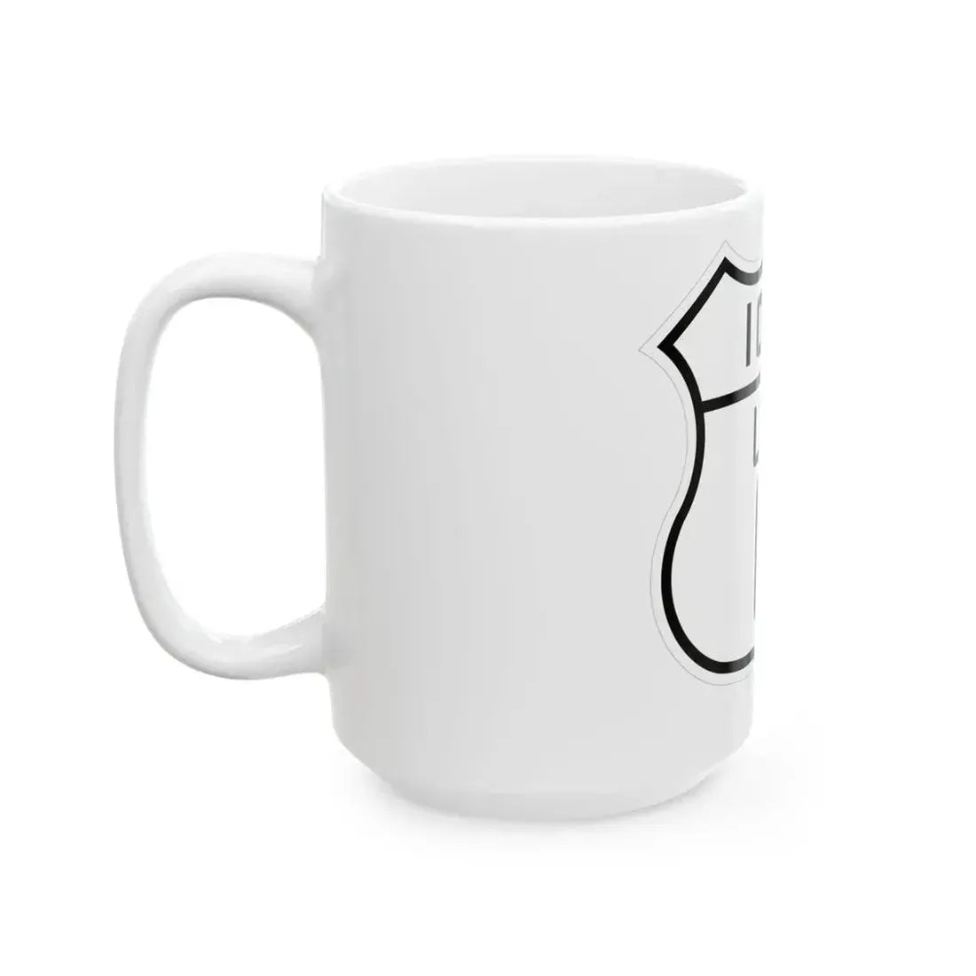 US 6 Iowa 1926 (Iowa) (Road Sign) White Coffee Mug - Go Mug Yourself