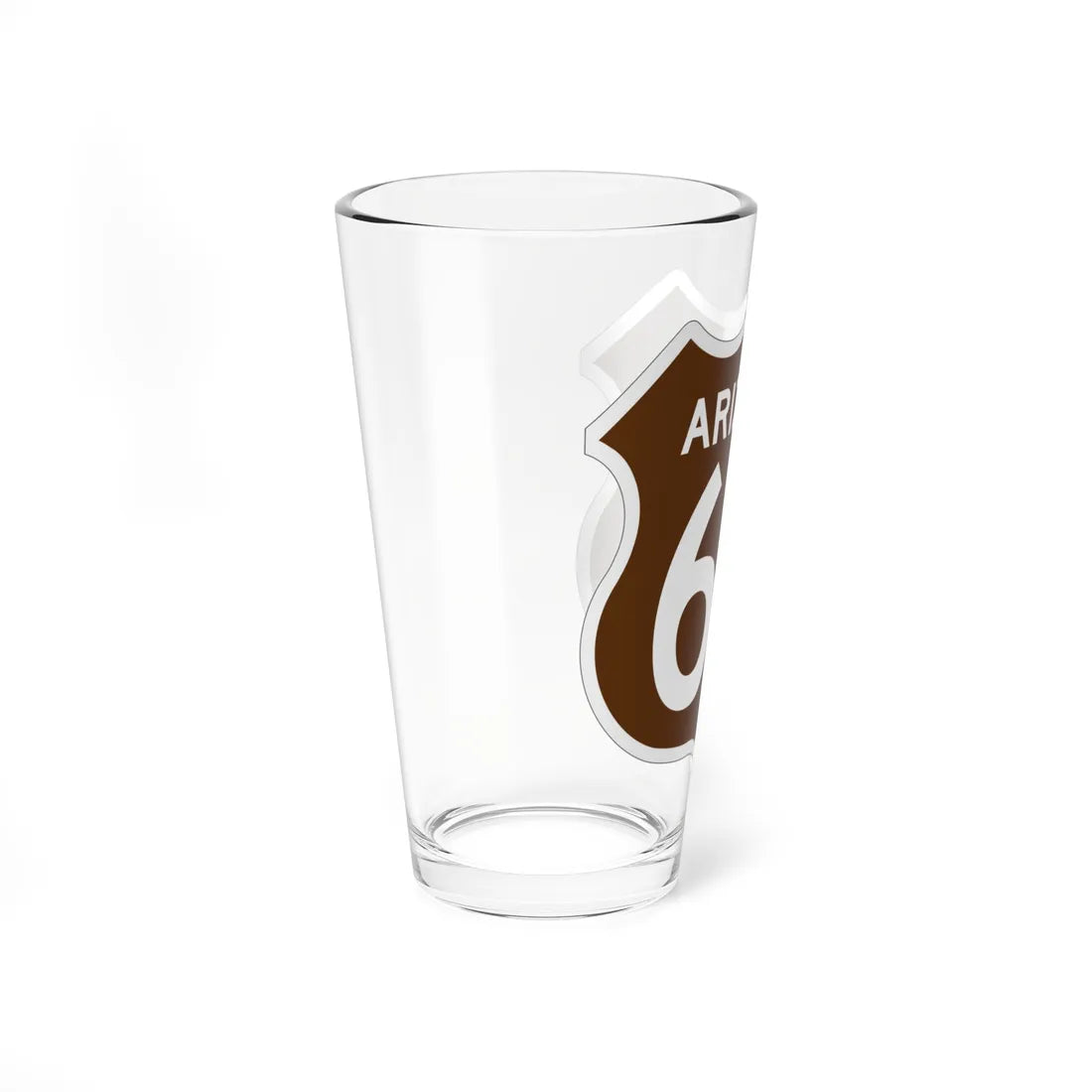 US 60 Arizona 1956 East (Arizona) (Road Sign) Pint Glass 16oz - Go Mug Yourself