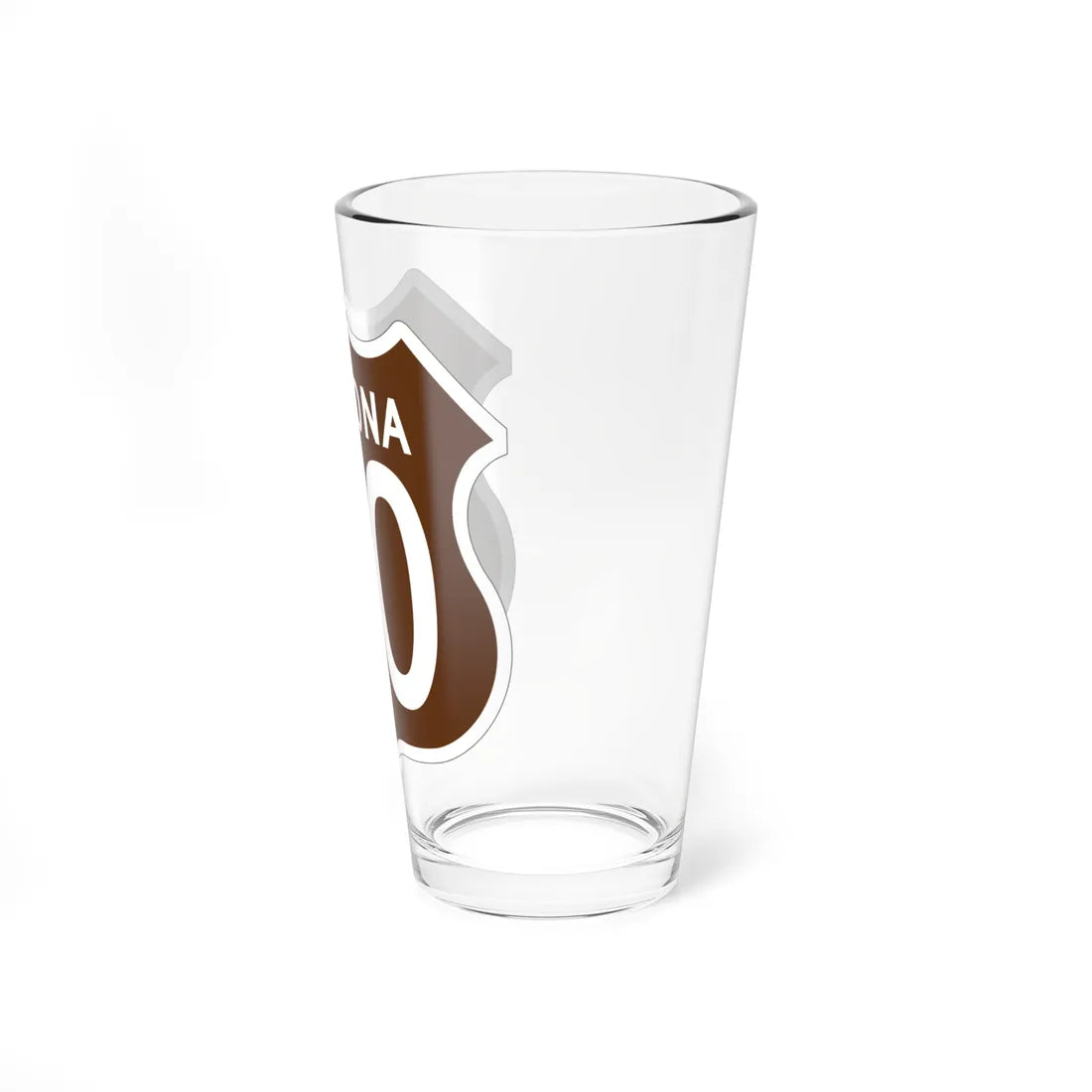 US 60 Arizona 1956 East (Arizona) (Road Sign) Pint Glass 16oz - Go Mug Yourself