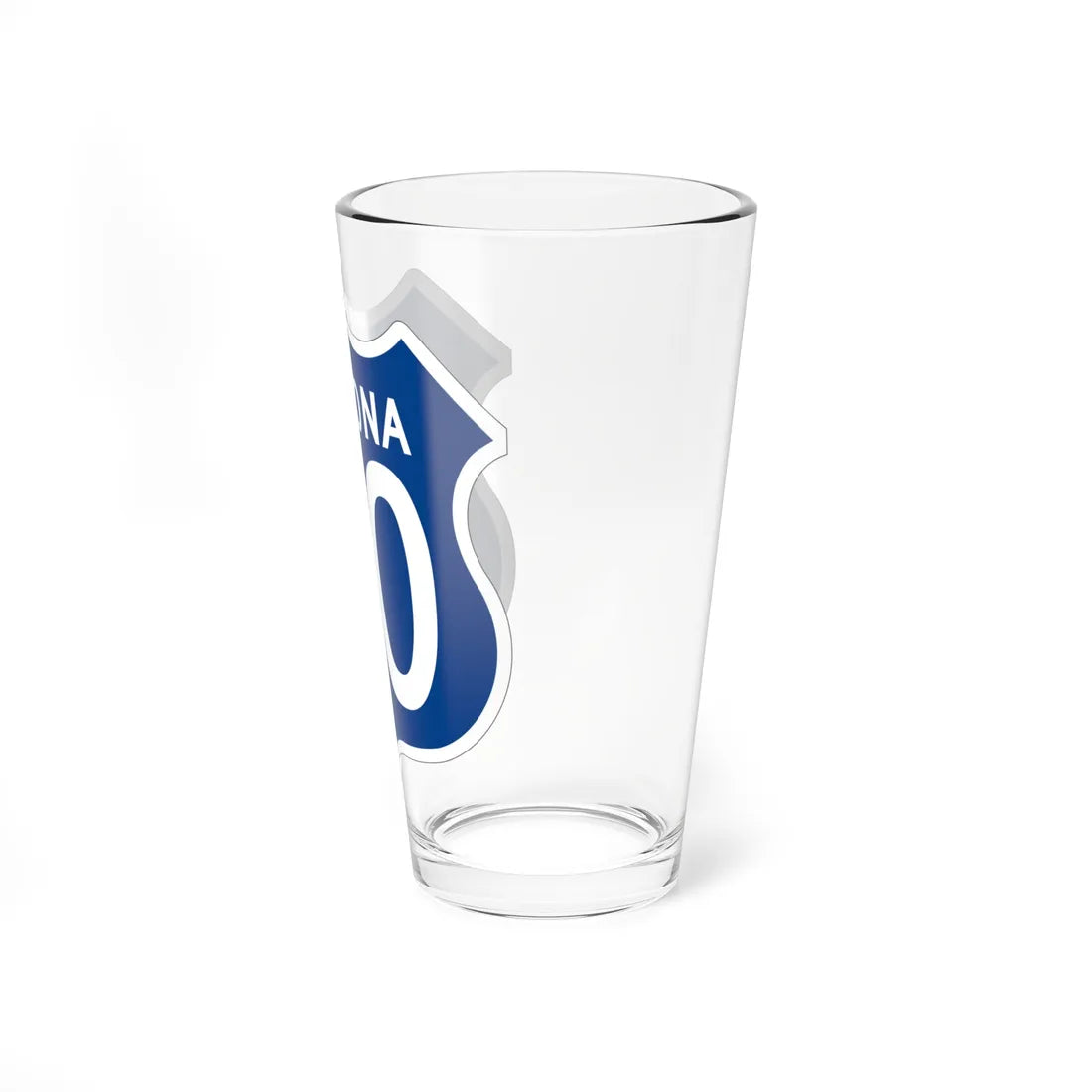 US 60 Arizona 1956 West (Arizona) (Road Sign) Pint Glass 16oz - Go Mug Yourself
