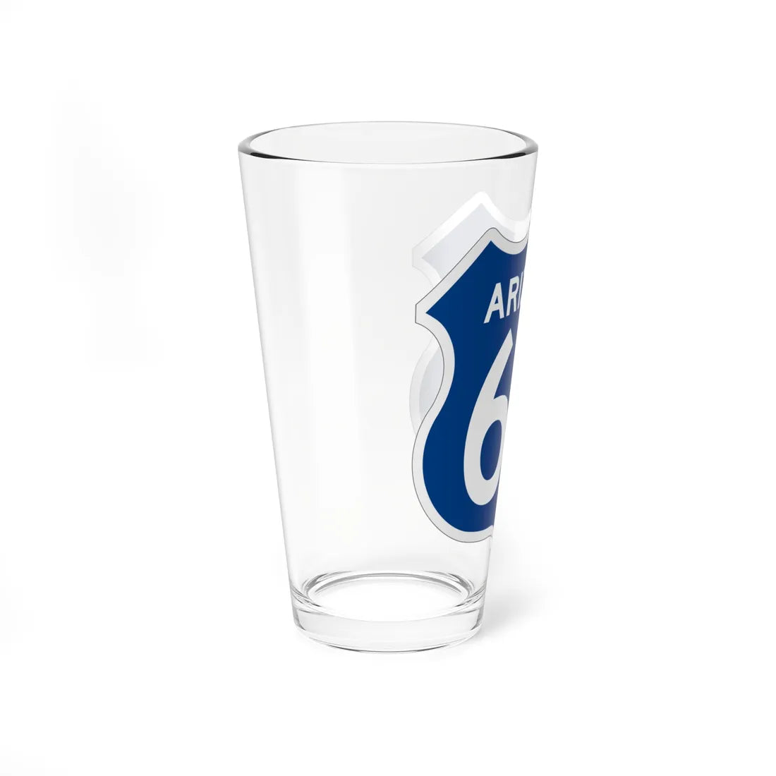 US 60 Arizona 1956 West (Arizona) (Road Sign) Pint Glass 16oz - Go Mug Yourself
