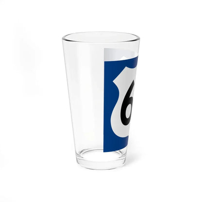 US 60 AZ 1960 west (Arizona) (Road Sign) Pint Glass 16oz - Go Mug Yourself