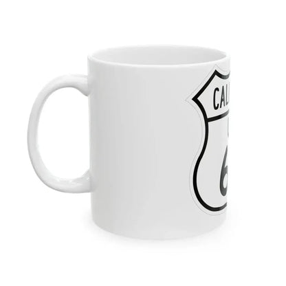 US 60 California 1948 (California) (Road Sign) White Coffee Mug - Go Mug Yourself