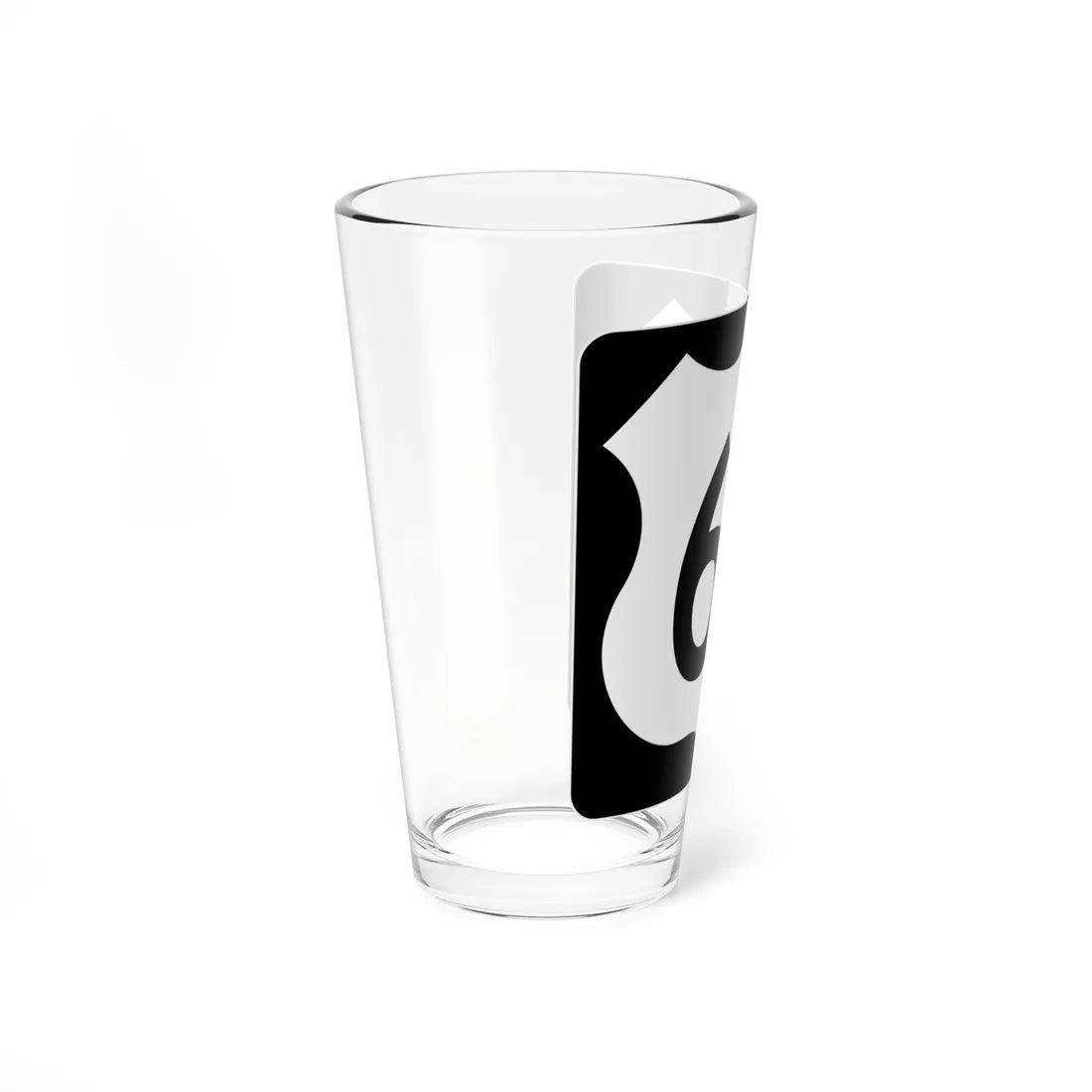 US 61 IA (Iowa) (Road Sign) Pint Glss 16oz - Go Mug Yourself