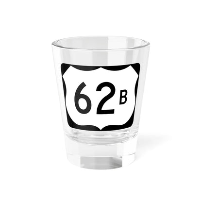 US 62B (Arkansas) (Road Sign) Shot Glass 1.5oz 1.5oz - Go Mug Yourself