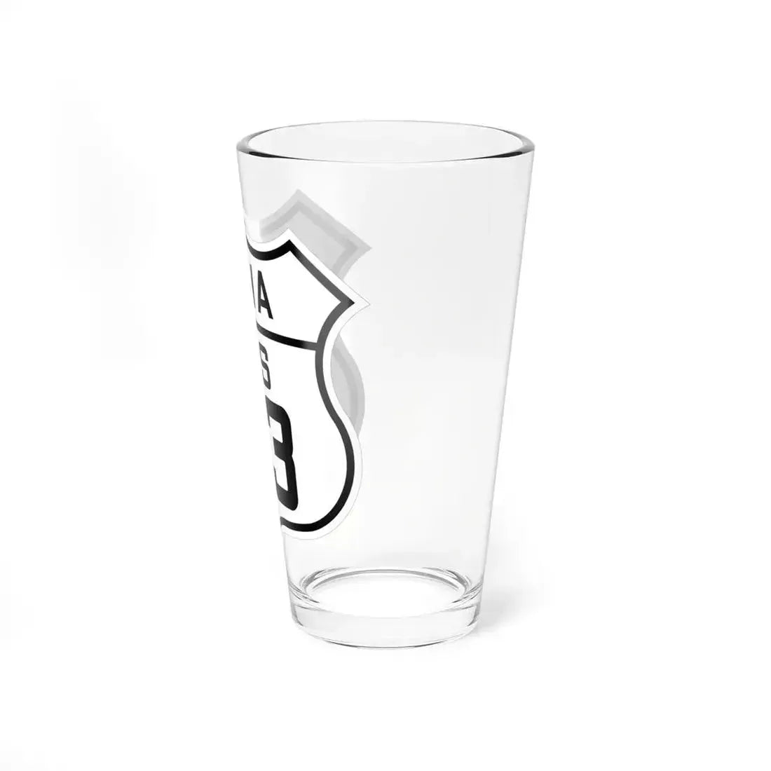 US 63 Iowa 1926 (Iowa) (Road Sign) Pint Glass 16oz - Go Mug Yourself