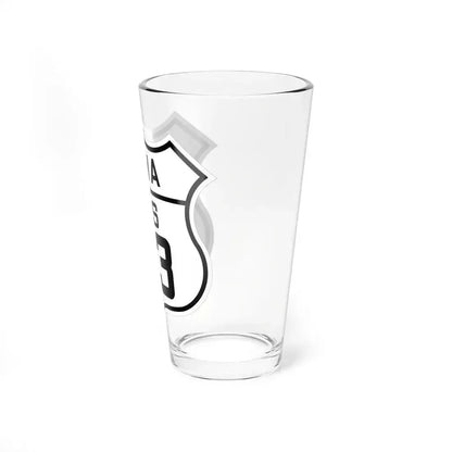 US 63 Iowa 1926 (Iowa) (Road Sign) Pint Glass 16oz - Go Mug Yourself