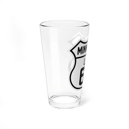 US 63 Minnesota 1926 (Minnesota) (Road Sign) Pint Glass 16oz - Go Mug Yourself