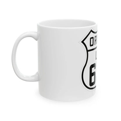 US 630 Oregon 1926 (Oregon) (Road Sign) White Coffee Mug - Go Mug Yourself